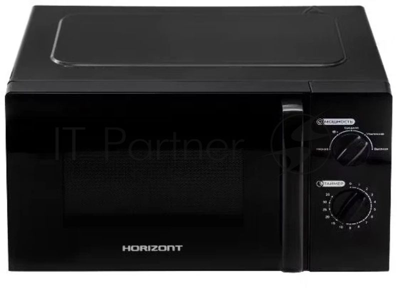 Микроволновая печь Horizont 20L SOLO черная HSM201B 700W