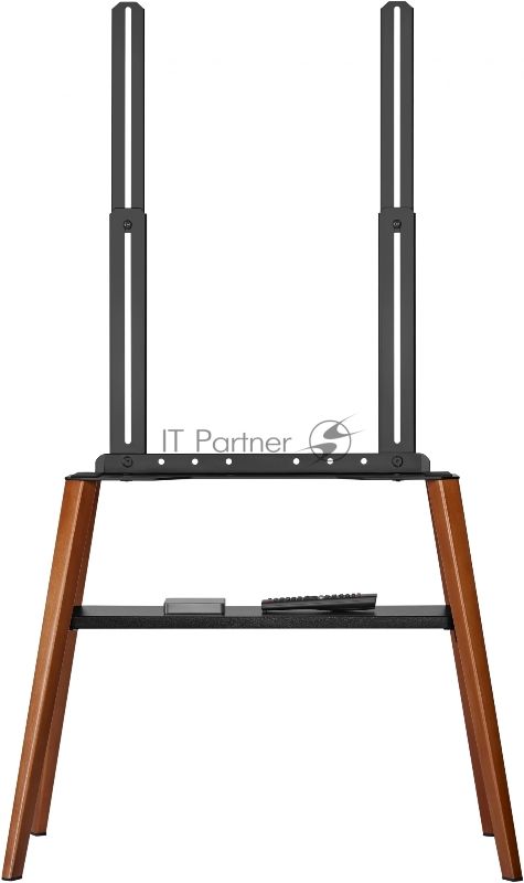 Подставка для телевизора Cactus CS-ST3645BKWN черный/орех, 43"-65" макс. 40 кг, напольный