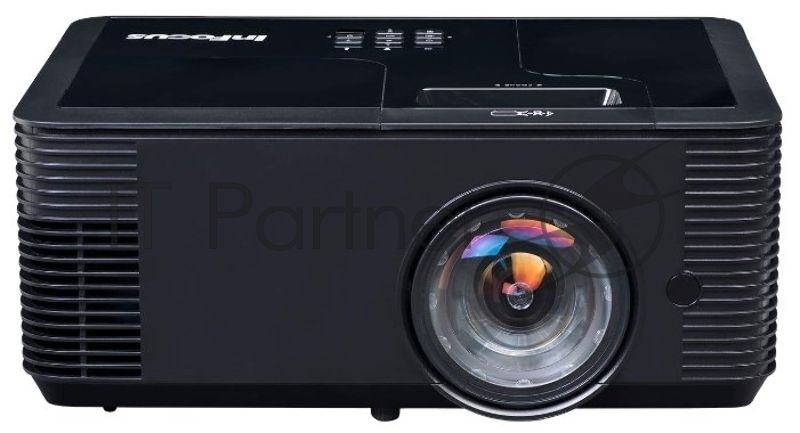 Проектор INFOCUS IN136ST DLP, 4000 ANSI Lm,WXGA (1280x800), 28500:1, 0.521:1, 3.5мм in,Composite video, VGA, HDMI 1.4a x3 (поддержка 3D), USB-A (для SimpleShare и др.), лампа 15000ч.(ECO mode),3.5мм out, Monitor out(VGA),RS232,RJ45,21дБ, 4,5 кг.