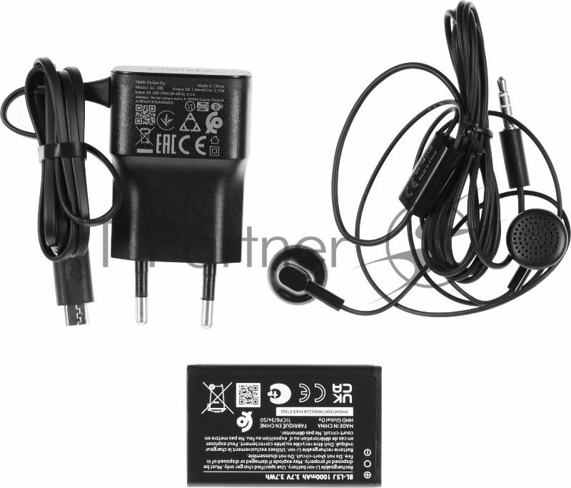 Мобильный телефон Nokia 106 TA-1564 DS CHARCOAL 4/4Mb черный