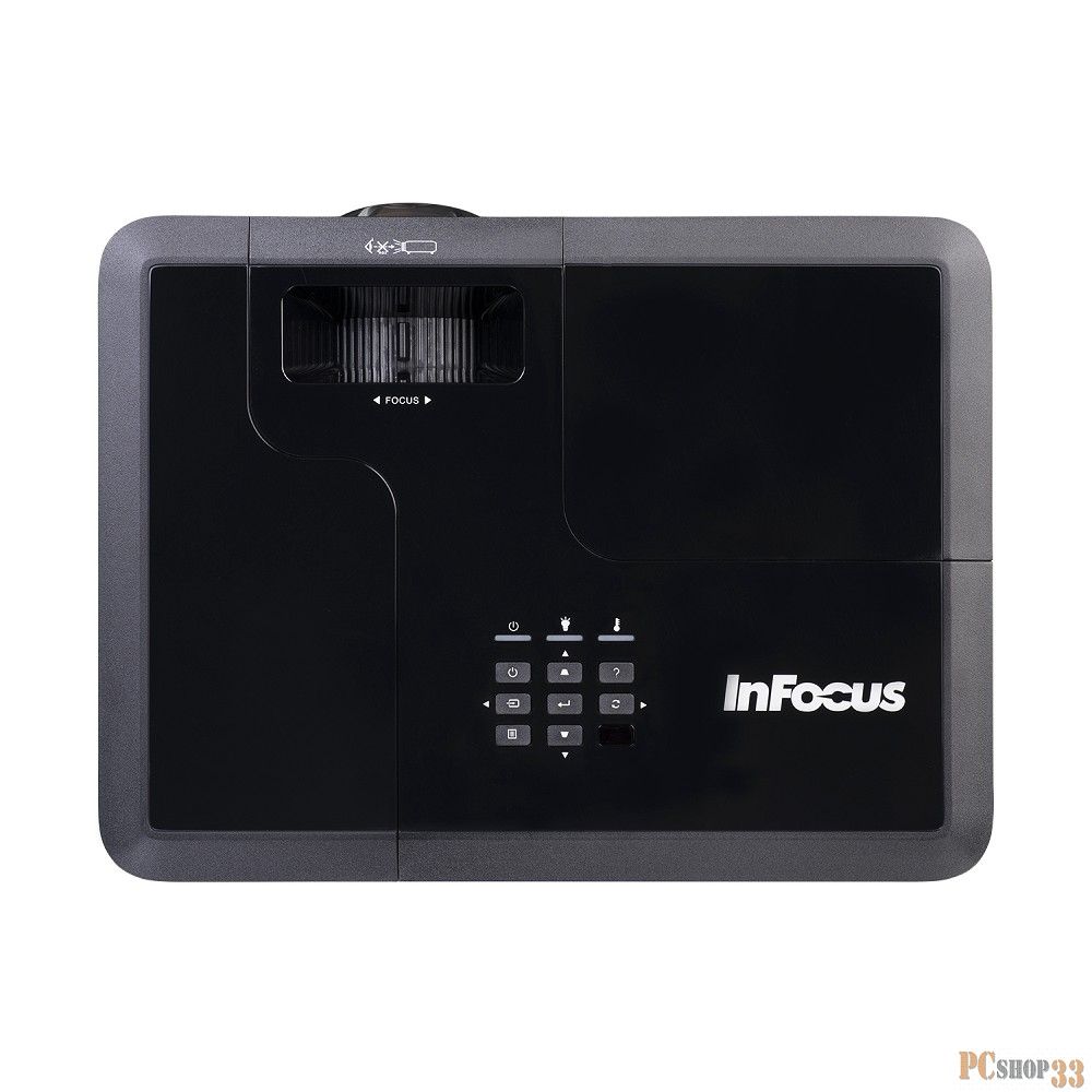 Проектор INFOCUS IN134ST DLP, 4000 ANSI Lm, XGA (1024x768), 28500:1, 0.626:1, 3.5мм in, Composite video, VGA, HDMI 1.4a x3 (поддержка 3D), USB-A (для SimpleShare и др.), лампа 15000ч.(ECO mode), 3.5мм out, Monitor out (VGA), RS232, RJ45, 21дБ, 3,2 кг