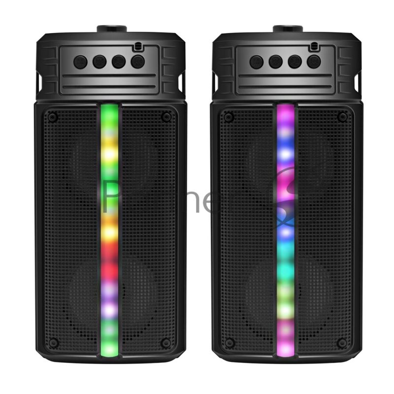 Колонка-ВТ Ginzzu GM-914B 20W/TWS/1800mAh/FM/USB/RGB черный