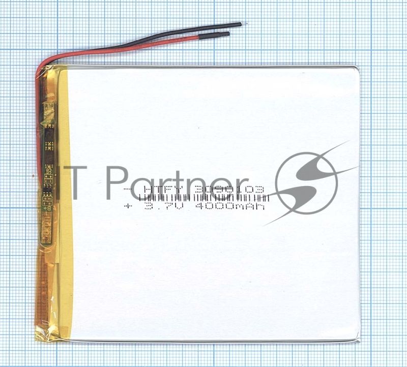 Аккумулятор Li-Pol (батарея) 3x90x103 мм 2pin 3.7V/4000mAh