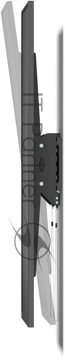 Кронштейн для телевизора Ultramounts UM850T черный 43"-100" макс.75кг настенный наклон