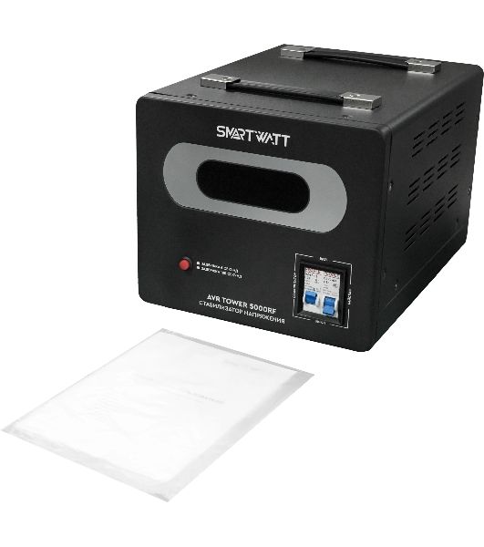 Напольный стабилизатор напряжения SMARTWATT AVR TOWER 5000RF (140W - 260W, 5000VA, 5 кВт, 50-60 Гц, LED-дисплей, релейны