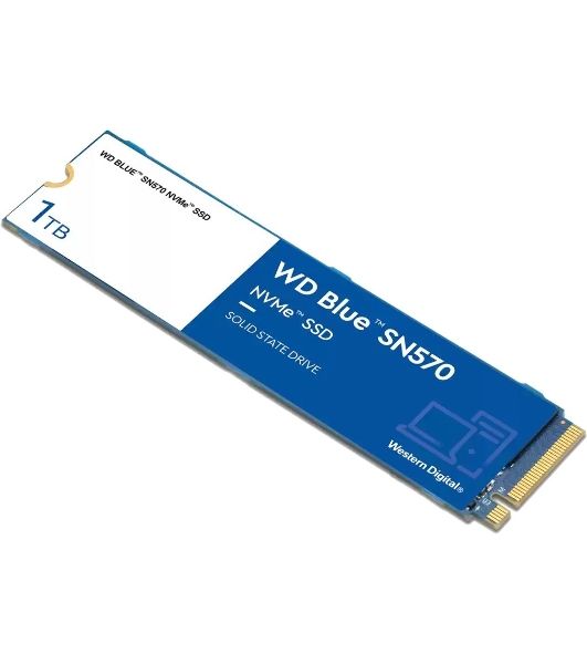 Накопитель SSD Western Digital WD Blue SN570 WDS100T3B0C 1ТБ M2.2280 NVMe PCIe Gen3 8Gb/s