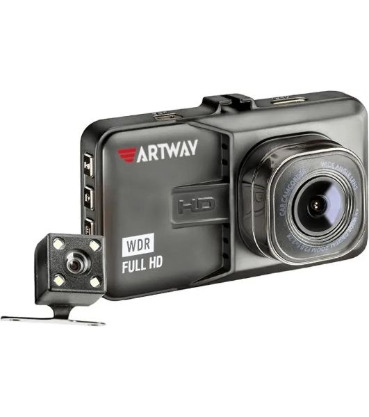 Видеорегистратор Artway AV-394 с двумя камерами 3"/120°/1920x1080 Full HD/мониторинг парковки