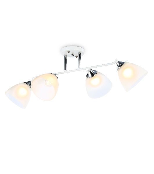Светильник Ambrella light TR303003/4 WH/CH/FR белый/хром/белый матовый E27/4 max 40W 780*350*240