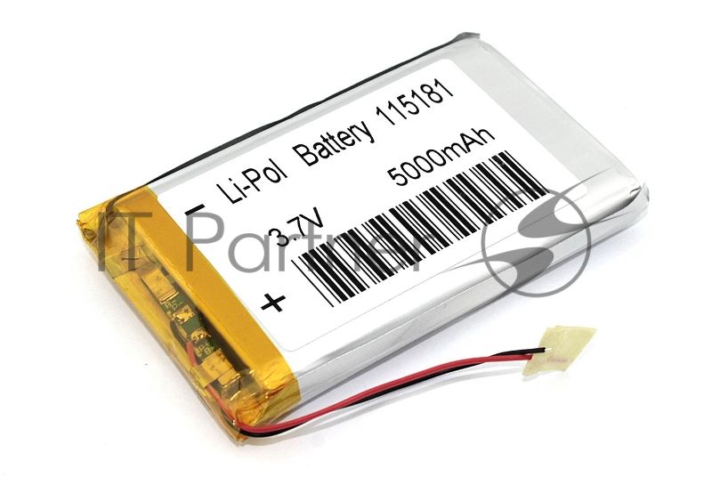 Портативный аккумулятор Li-Pol (батарея) 11*51*81мм 2pin 3.7V/5000mAh