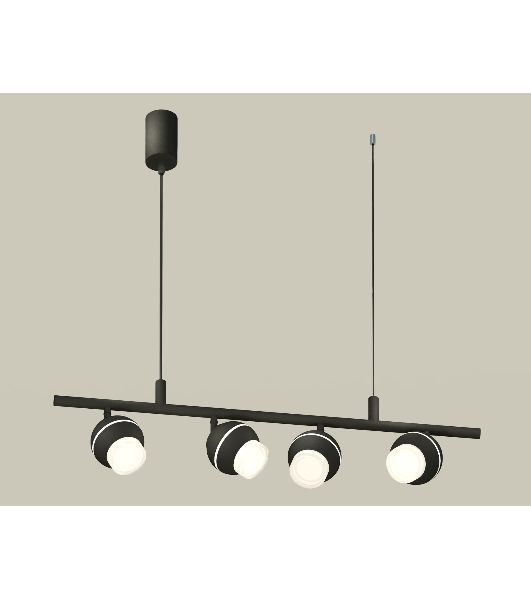 Светильник Ambrella light XB9002550/4 SBK/FR/CL черный песок/белый матовый/прозрачный MR16 GU5.3 (С9002, С1102, N7160)