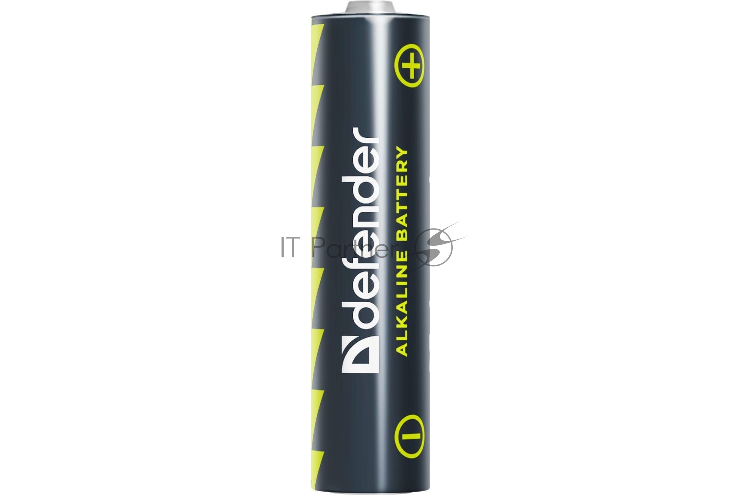 Батарейка DEFENDER BATTERY ALKALINE AA 1.5V/LR6-4B 4PCS 56012