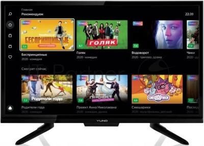 Телевизор Yuno 24" ULX-24TCS221 черный LED HD 50Hz Яндекс ТВ
