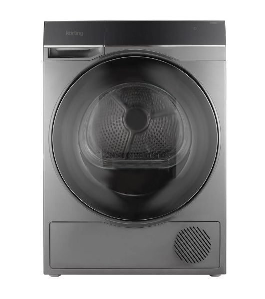 Сушильная машина Korting KD 69IHP10 An антрацит, 10 кг, сушка - конденсационная, программ - 12, 59.5 x 85 x 62.7 см