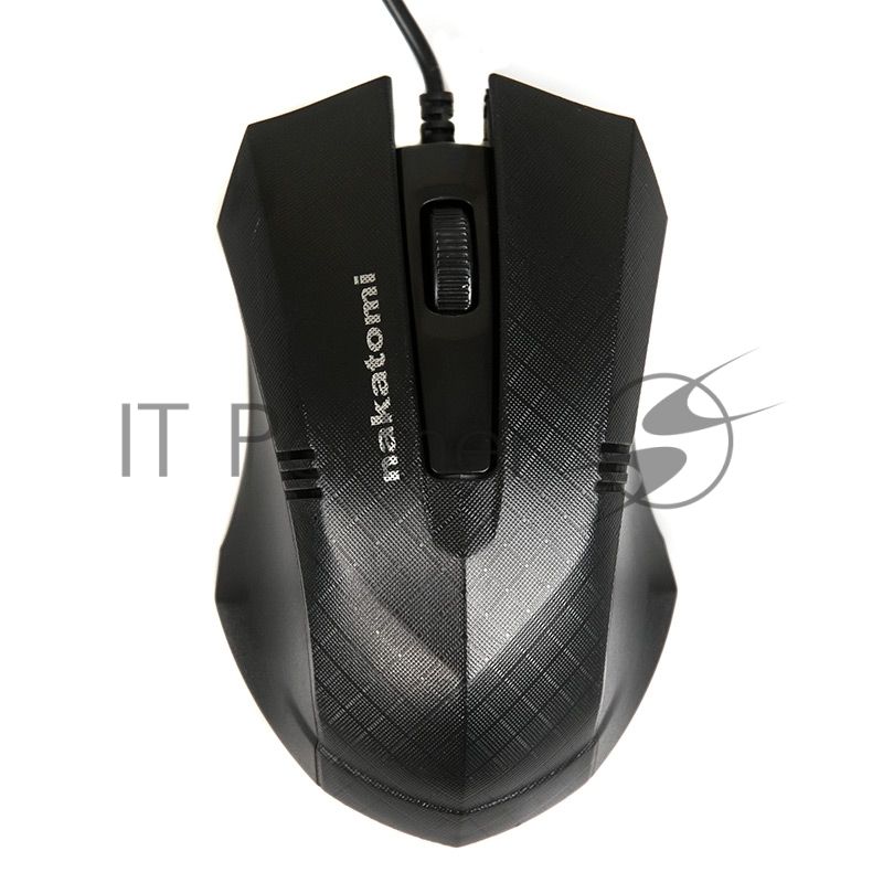 Мышь проводная Nakatomi MON-04U черный, 800 dpi, USB, кнопки - 3