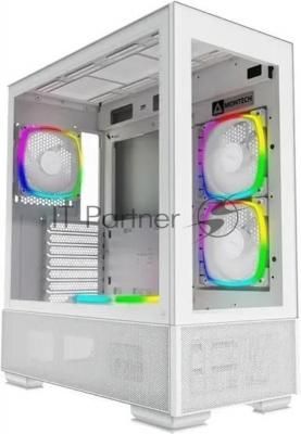 Компьютерный корпус Montech SKY TWO белый без БП ATX 3x140mm 2xUSB3.0 1xUSB3.1 audio bott PSU