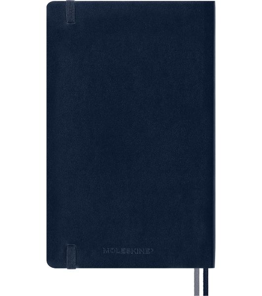 Блокнот Moleskine CLASSIC SOFT EXPENDED QP616EXPB20 Large 130х210 мм, 400 страниц, линейка, мягкая обложка, синий сапфир