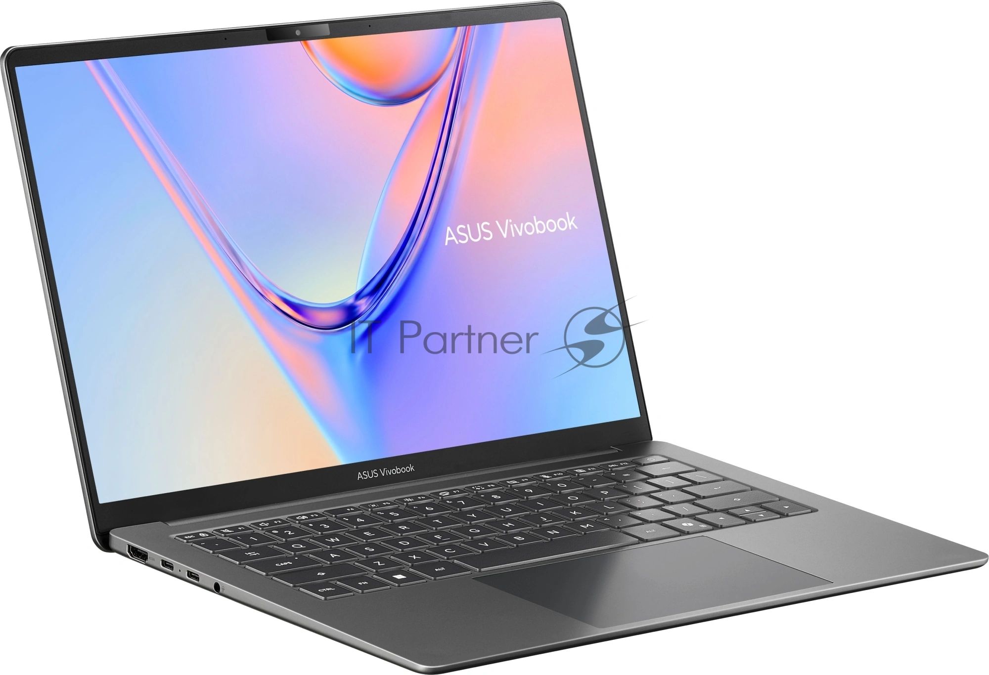 Ноутбук Asus VivoBook S14 S5452MA-TM107 Core 7 350 16Gb SSD256Gb Intel Graphics 14" IPS WUXGA (1920x1200) без ОС grey WiFi BT Cam (90NB1991-M00980)