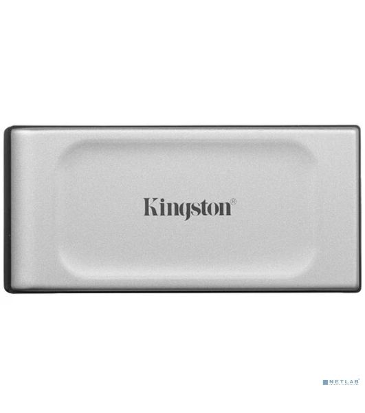 Внешний SSD Kingston External SSD 2TB XS2000 BOC, Type-C, USB 3.2 Gen 2x2, R/W 2000/2000MB/s, IP55, 70x33x14мм, Silver (60 мес)
