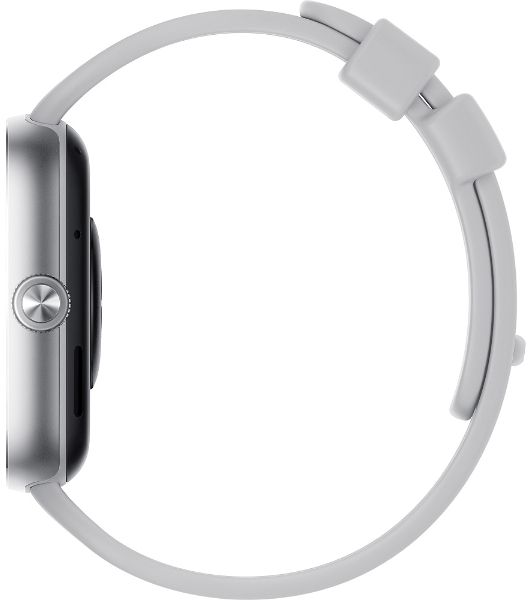 Умные часы Redmi Watch 4, 1.97Э", AMOLED, Bluetooth, NFC, WR50, серебристый / серый
