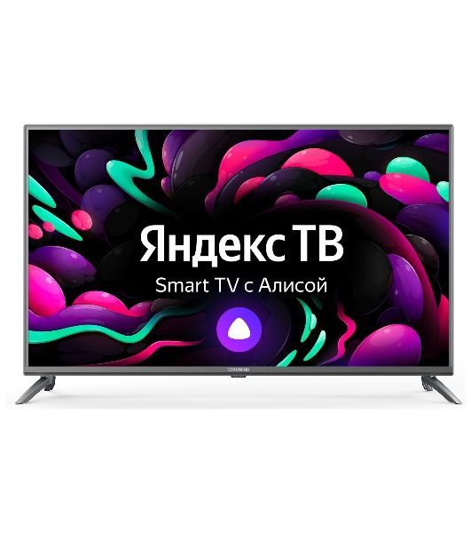 Телевизор Starwind 43" SW-LED43UG400 стальной LED UHD 60Hz Яндекс ТВ