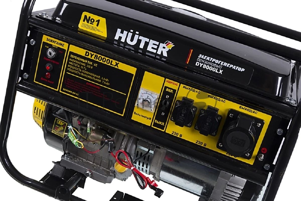 Генератор Huter DY8000LX 6.5кВт