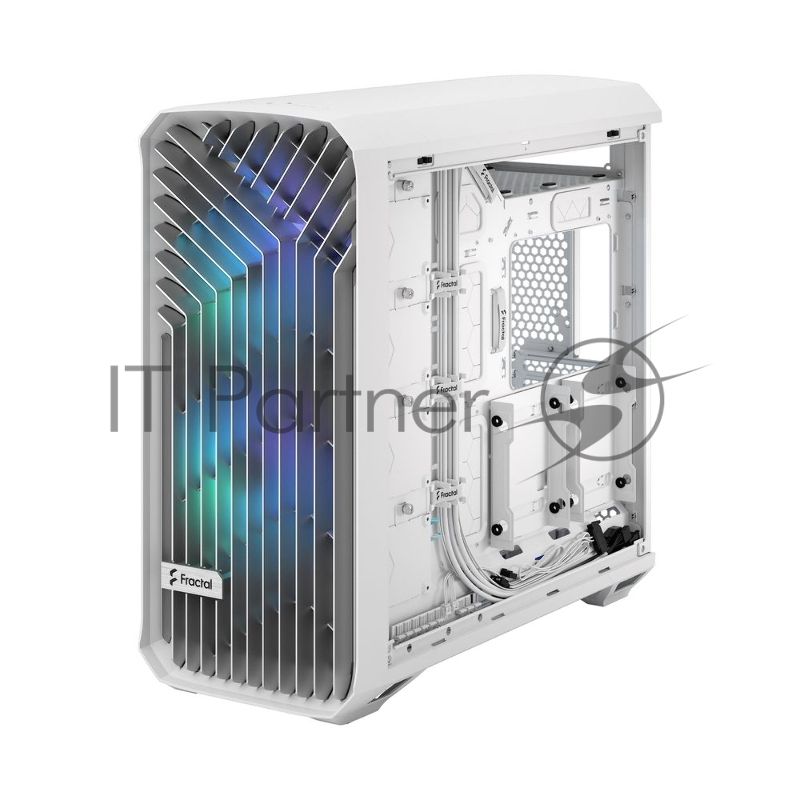 Компьютерный корпус без блока питания Fractal Design Torrent RGb TG Clear Tint, Full-Tower, 2x180мм + 3x140мм RGb, 2xUSB-A 3.2 + 1xUSB 3.2 Type-C E-ATX, SSI-CEB, SSI-EEB, ATX, mATX, mITX белый