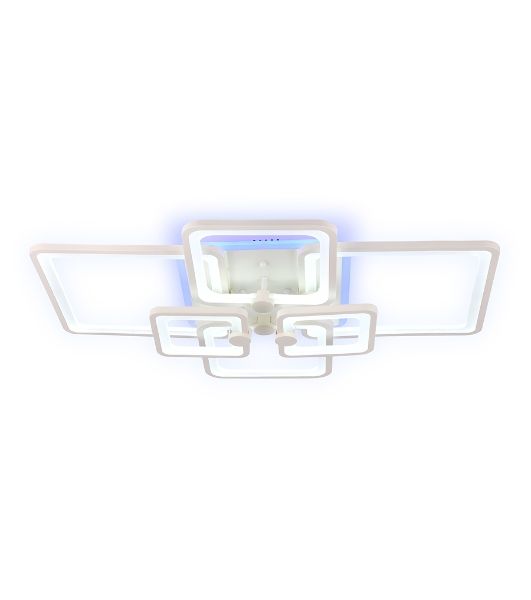 Потолочный светодиодный светильник FA5306/4+2 WH белый 176W 800*550*140 (ПДУ РАДИО 2.4G)
