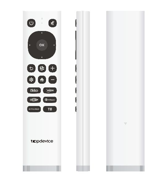 Телевизор TopDevice 43" TDTV43CS08U_WE белый UHD Smart TV Салют 1.5GB/8GB