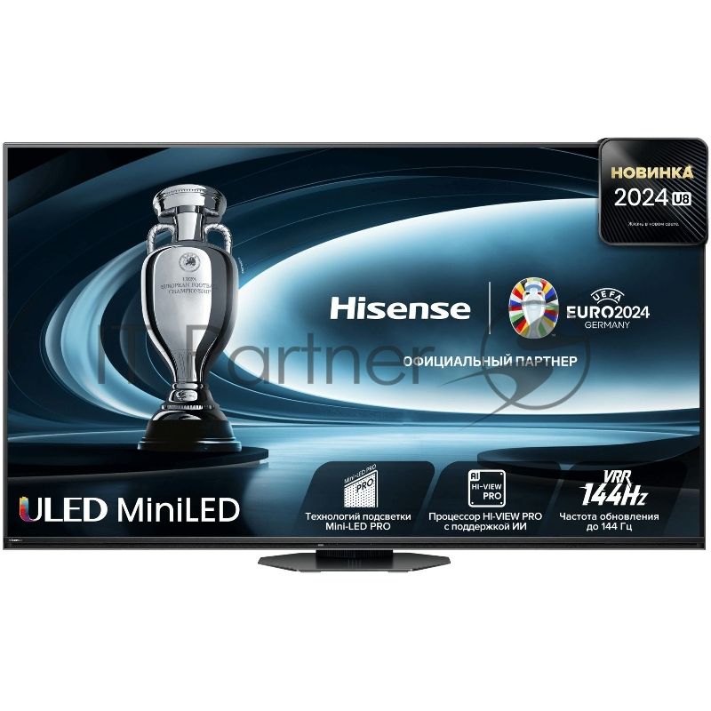 Телевизор Hisense 75" 75U8NQ угольно-серый LED ULED UHD 48-144Hz VIDAA U7