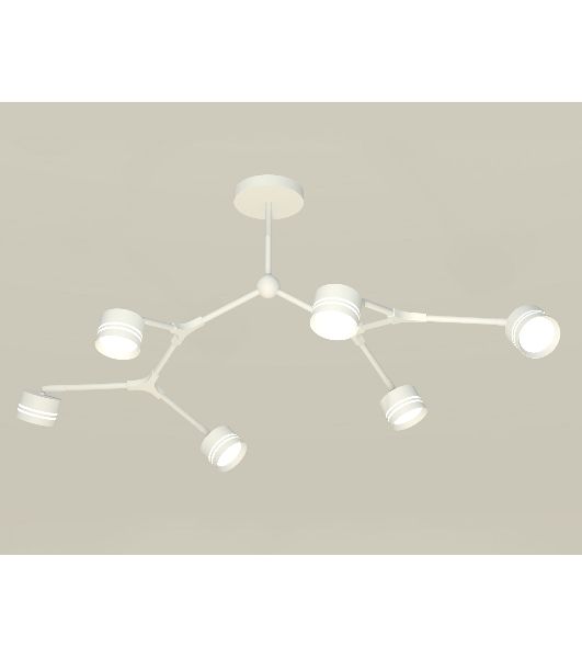 Светильник Ambrella light XB9055203/6 SWH/FR/CL белый песок/белый матовый/прозрачный GX53 (C9055, N8477)
