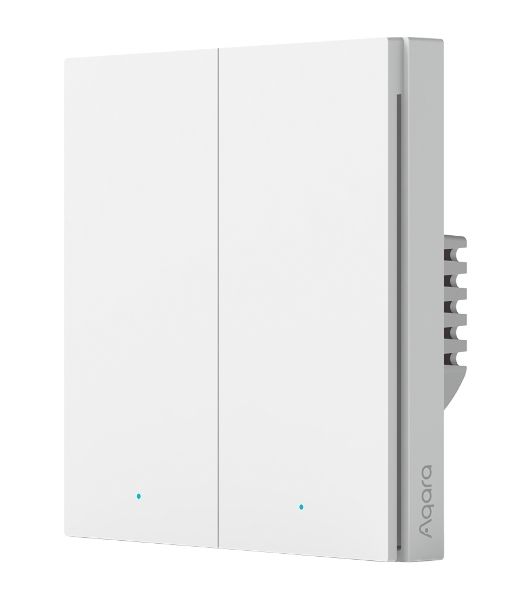 Выключатель умный Aqara Smart wall switch H1 (with neutral, double rocker) WS-EUK04