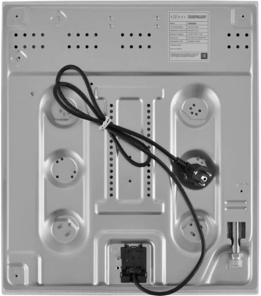 Варочная панель газ ZUGEL ZGH452W, белая