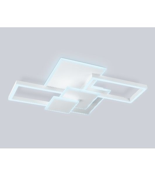 Потолочный светодиодный светильник Ambrella light FA1031/5 WH белый 95W 3000K-6400K 705*500*95 (ПДУ ИК)