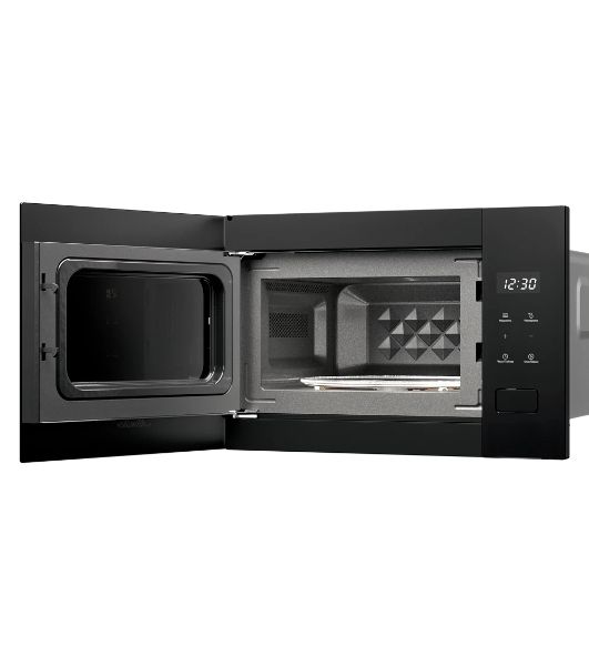 Встраиваемая микроволновая печь MONSHER MMH 1115 Noir, High-Tech, 15 л, мощность 600 Вт, 5 уровней мощности, размораживание, сенсорное управление, черный