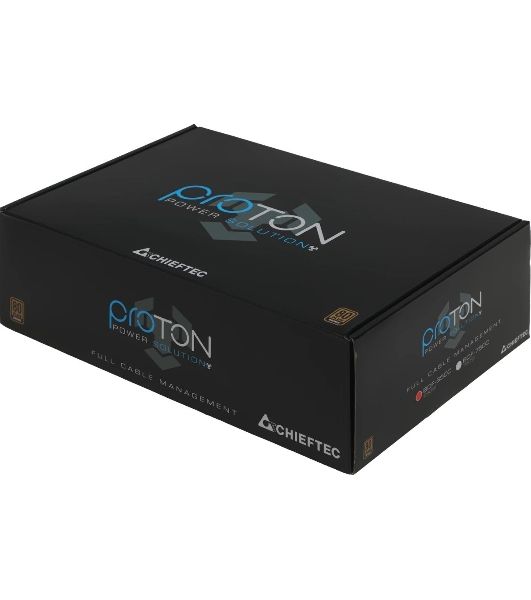 Блок питания Chieftec Proton BDF-650C, 650Вт, 80 PLUS Bronze, 140мм, модульный, черный