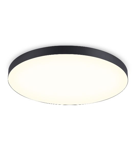 Потолочный светодиодный светильник Ambrella light FV5541 BK черный LED 130W 3000K D800*58 (Без ПДУ)