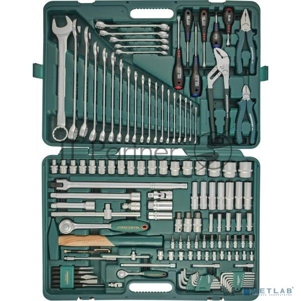 Набор инструмента универс. Jonnesway S04H524128S18 1/2" и 1/4" DR, 128 пред. /юбилейная серия/ 49985