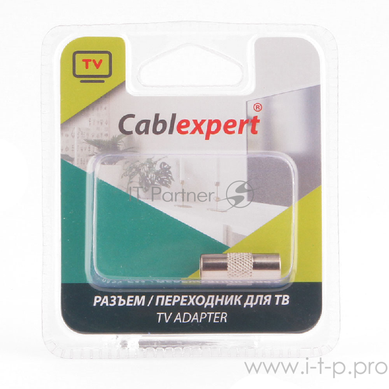 Переходник Cablexpert APL-TVMTVM-01, TV (папа)/TV (папа), блистер