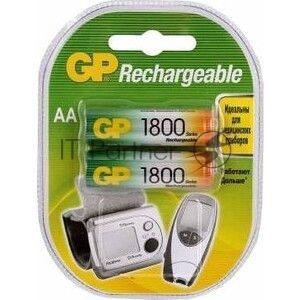 Аккумулятор GP Rechargeable NiMH 180AAHC 1800mAh AA (2 шт. в уп-ке)