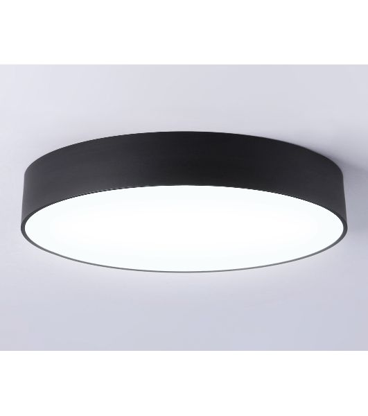 Потолочный светодиодный светильник Ambrella light FV5534 BK черный LED 60W 4200K D500*58 (Без ПДУ)