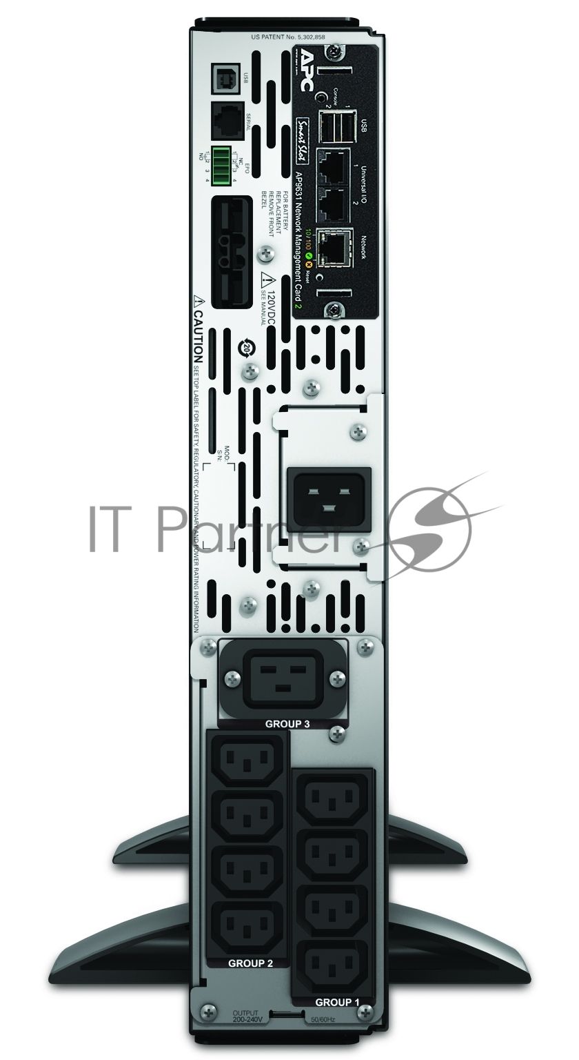 Источник бесперебойного питания APC Smart-UPS X SMX3000RMHV2UNC 2700Вт 3000ВА черный