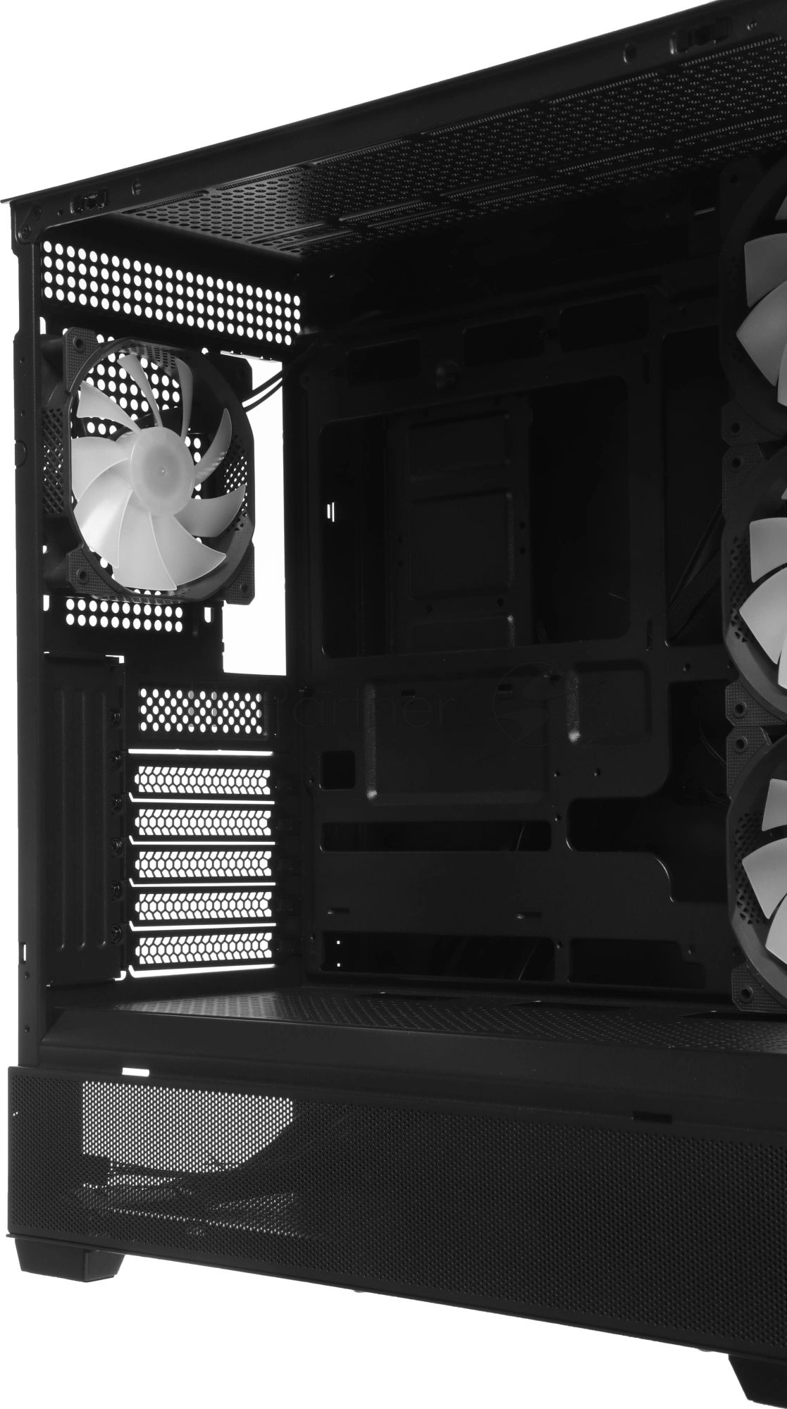 Корпус ACCORD ACC-ZA11B AR Black, Midi-Tower, чёрный, 4 x 120 мм