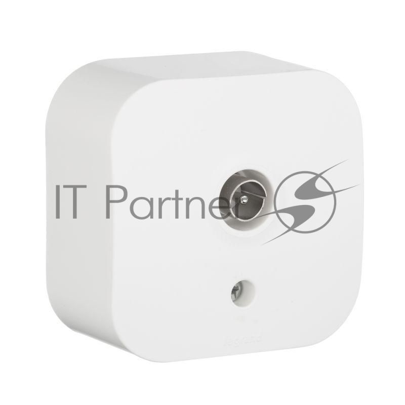 Розетка телевизионная Quteo TV БЕЛ Quteo Розетка TV БЕЛ
