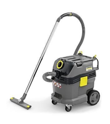 Строительный пылесос Karcher NT 30/1 Tact L серый, 1380 Вт, уборка сухая/сбор воды, пылесборник мешок/контейнер, 30 л