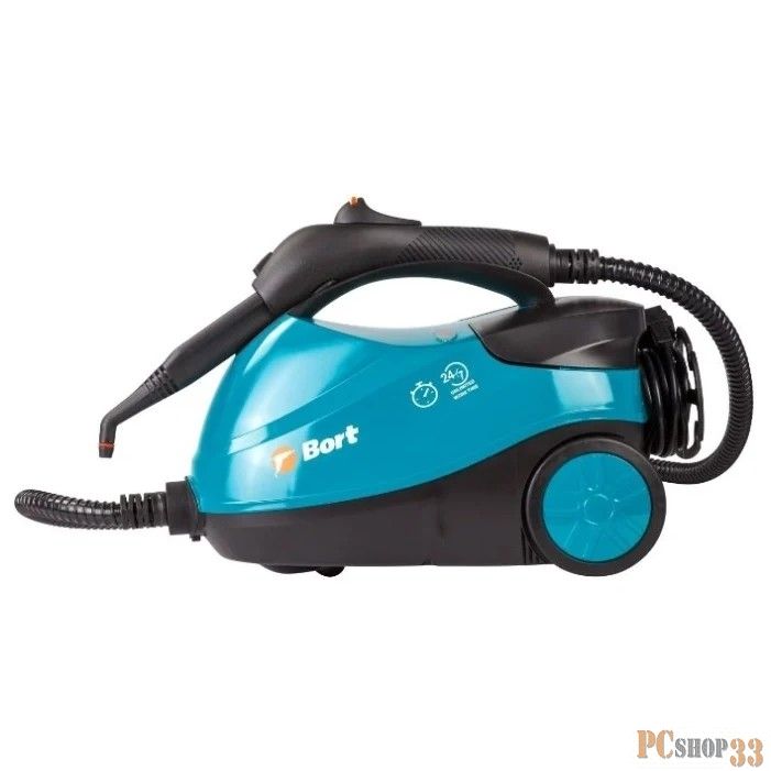 Пароочиститель Bort BDR-2500-RR 2200 Вт; 4 бар; 143 °С; 1500 мл;набор аксессуаров 14 шт 91279910