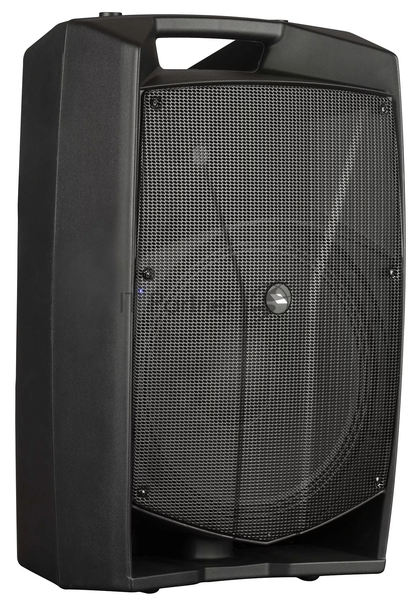 Активная акустическая система PROEL V15PRO 2-х полосная, НЧ динамик 15", ВЧ динамик 1", DSP, мощность пик./ном. 600/300 Вт, АЧХ 45-20000 Гц, макс. SPL 126 дБ, Combo XLR/TRS мик./лин. вход, XLR лин. выход, USB-A порт для радиосистем U24B/U24H