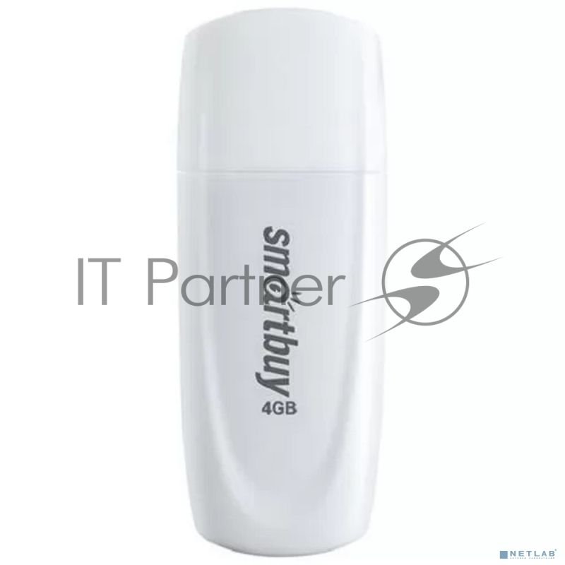 Флешка USB Smartbuy R/W Scout White (SB004Gb2SCW), 4Gb, USB 2.0, R/W 10/7, белый