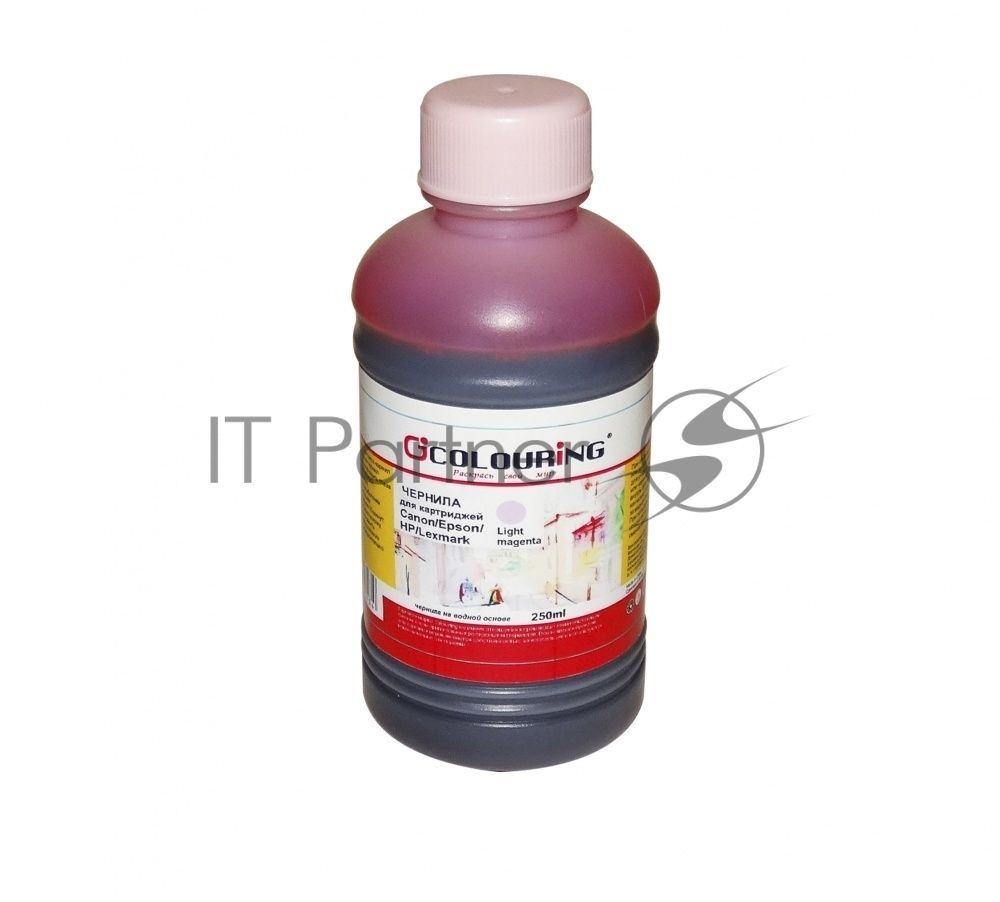 Чернила Colouring для принтеров Canon/Epson/HP/Lexmark Light magenta 250 мл водн U