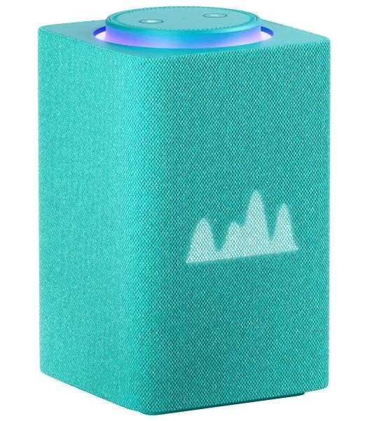 Умная колонка Яндекс Станция Макс, 65Вт, 1 динамик, часы, Алиса, Wi-Fi, Bluetooth 5.0, Zigbee, бирюзовый