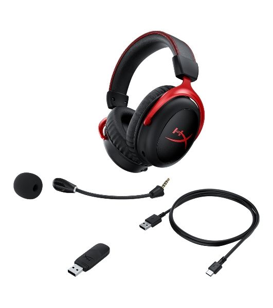 Гарнитура HyperX Cloud II красный, проводная, совместимость с консолями